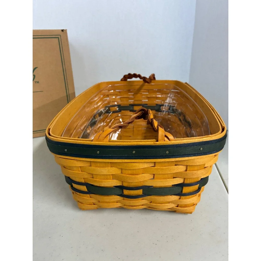 Longaberger 1997 Collectors Club‎ Welcome Home Basket with Liner and Box